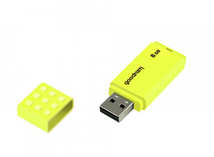 GOODRAM FLASHDRIVE 64GB UME2 USB 2.0 YELLOW hinta ja tiedot | Good Ram Tietokoneet ja pelaaminen | hobbyhall.fi