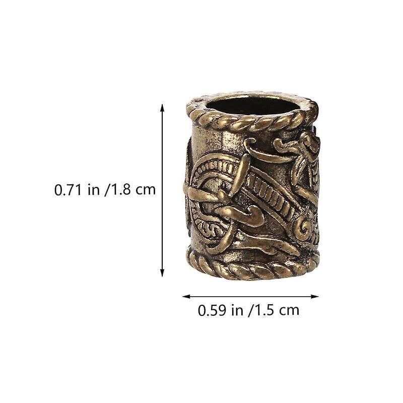 4 kpl Viking Style Beard Bead hinta ja tiedot | Muut huonekalutarvikkeet | hobbyhall.fi