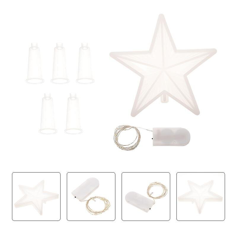 1 setti itse tehty Star Tree Topper -muotti hinta ja tiedot | Muut huonekalutarvikkeet | hobbyhall.fi