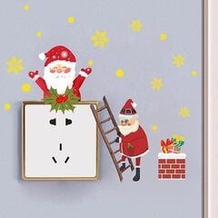 Wabjtam Festive Socket Tarrat Christmas Socket Seinäkoristetarrat Jouluiset seinätarrat hinta ja tiedot | Koristeet ja tarrat | hobbyhall.fi