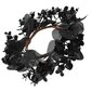 Halloween Door Wreath Halloween Decoration Halloween Flower Wreath hinta ja tiedot | Koristeet ja tarrat | hobbyhall.fi