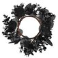 Halloween Door Wreath Halloween Decoration Halloween Flower Wreath hinta ja tiedot | Koristeet ja tarrat | hobbyhall.fi