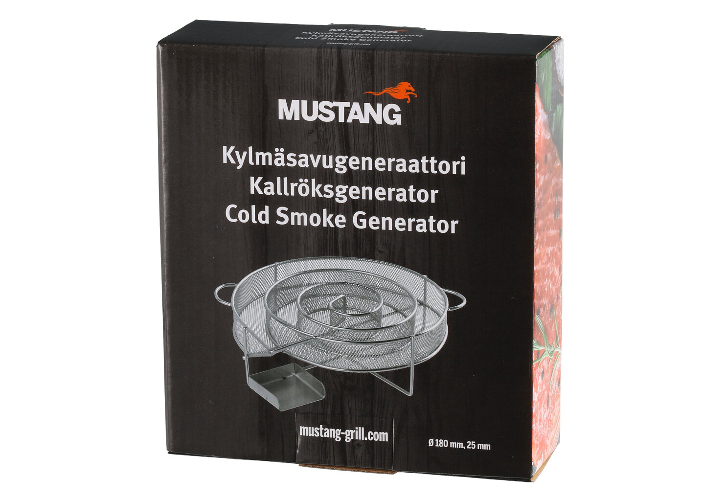 Kylmäsavun generaattori Mustang, 23x8 cm hinta ja tiedot | Savustimet ja savustustarvikkeet | hobbyhall.fi