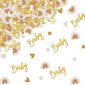 Applikaatioita, koristeita, tarroja, 60 kpl Gold Boho Rainbow Baby Shower Confetti hinta ja tiedot | Koristeet ja tarrat | hobbyhall.fi