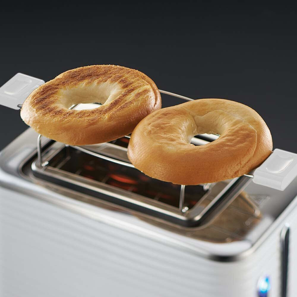 RUSSELL HOBBS Inspire 2SL Toaster White hinta ja tiedot | Leivänpaahtimet | hobbyhall.fi