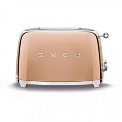 Leivänpaahdin Smeg TSF01RGEU, rose gold hinta ja tiedot | Smeg Kodinkoneet ja kodinelektroniikka | hobbyhall.fi