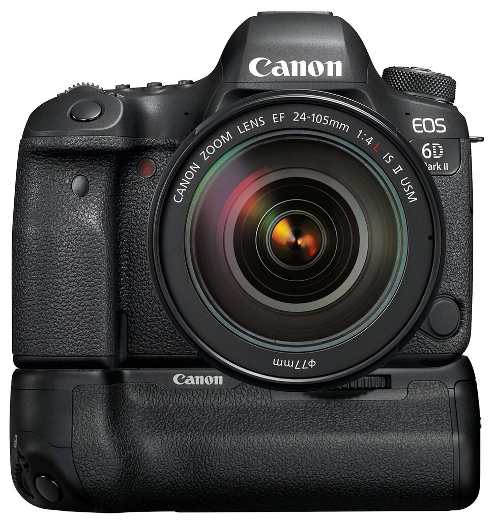 Canon EOS 6D Mark II EF 24-105mm f / 4L IS II USM + BG-E21 (akkuteline / pidike) hinta ja tiedot | Kamerat | hobbyhall.fi