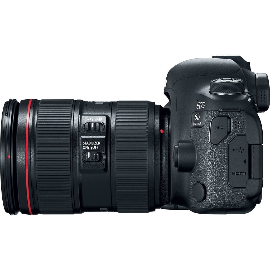 Canon EOS 6D Mark II EF 24-105mm f / 4L IS II USM + BG-E21 (akkuteline / pidike) hinta ja tiedot | Kamerat | hobbyhall.fi