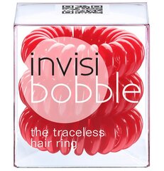 Invisibobble The Traceless Hair Ring hiuslenkki, Red, 3 kpl hinta ja tiedot | Hiustarvikkeet | hobbyhall.fi