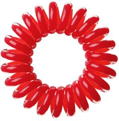 Hiuslenkki Invisibobble The Traceless Hair Ring, Red, 3 kpl hinta ja tiedot | Hiustarvikkeet | hobbyhall.fi