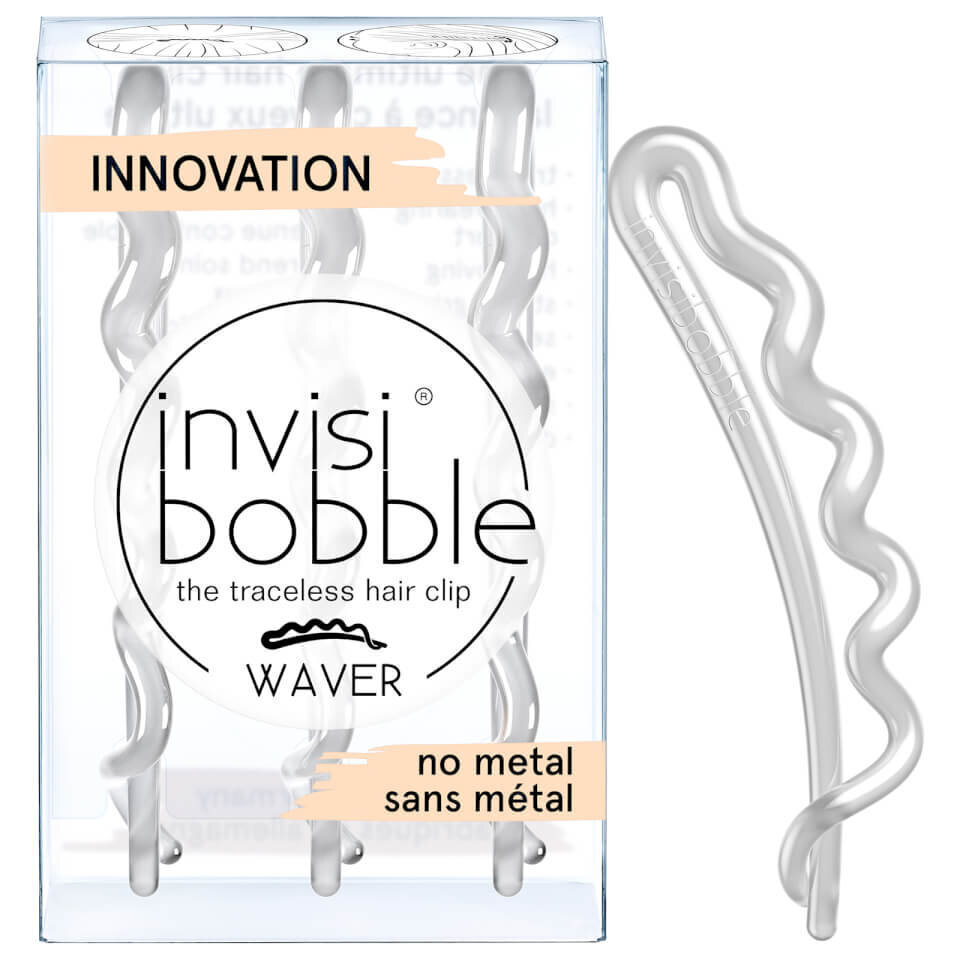 Hiuslenkit Invisibobble Waver 3 kpl, Valkoinen hinta ja tiedot | Hiustarvikkeet | hobbyhall.fi