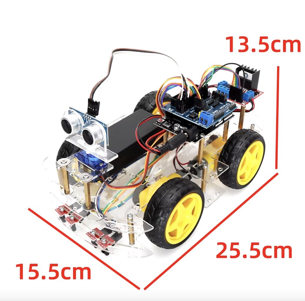 Älykäs auto-setti SuperBot 18650 hinta ja tiedot | Mikrokontrollerit | hobbyhall.fi