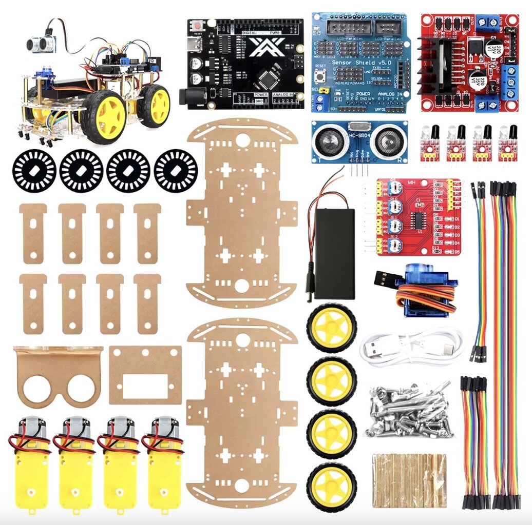 Älykäs auto-setti SuperBot 18650 hinta ja tiedot | Mikrokontrollerit | hobbyhall.fi