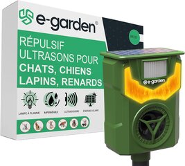 E-Garden AR33S Ultraäänikarkotin hinta ja tiedot | Jyrsijöiden ja myyrien torjunta | hobbyhall.fi