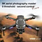 V888 drone, kolmoiskameralla 8K HD hinta ja tiedot | Dronet | hobbyhall.fi