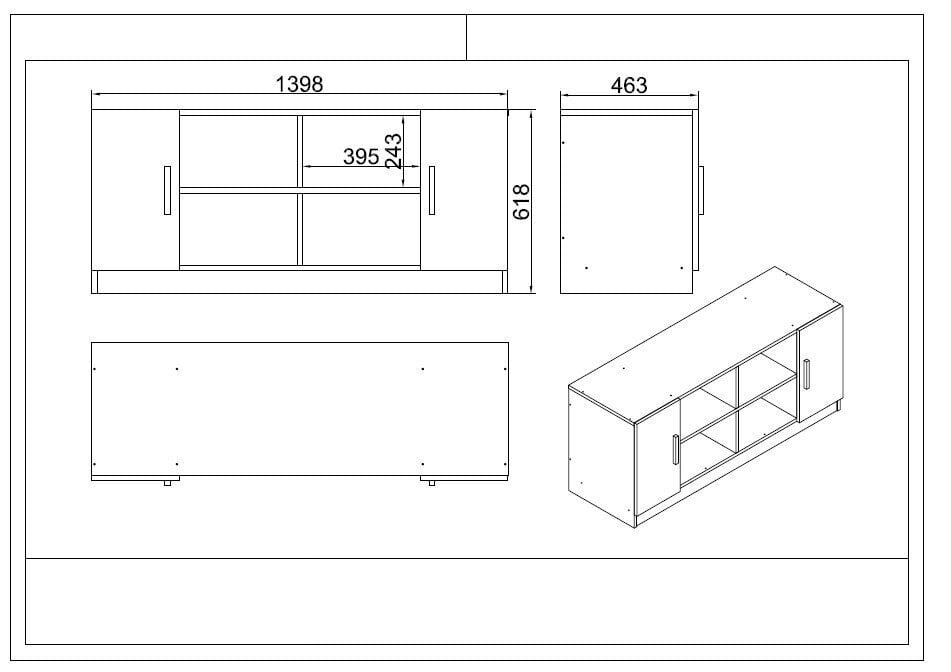 7-osainen toimistokalustesarja Asir Vo19-Ba, ruskea/harmaa hinta ja tiedot | Tietokonepöydät ja työpöydät | hobbyhall.fi