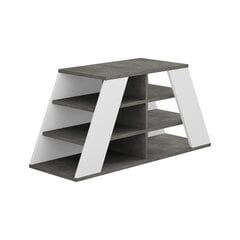 Kenkäkaappi Asir Pyramid Shoe Bench, harmaa/valkoinen hinta ja tiedot | Kenkäkaapit ja -hyllyt | hobbyhall.fi