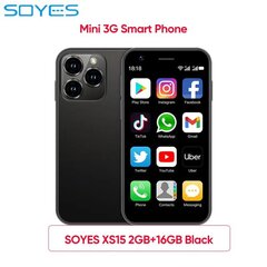 XS16/XS15 Mini Android-älypuhelin 3G/4G-verkko 2 Gt RAM-muistia 16 Gt ROM 3&quot; näyttö 5MP kamera kaksois-SIM Play Kaupan WhatsAPP-sovelluksella hinta ja tiedot | Matkapuhelimet | hobbyhall.fi