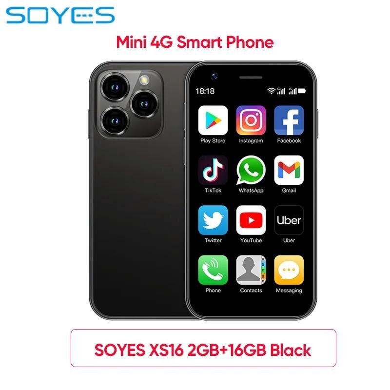 XS16/XS15 Mini Android-älypuhelin 3G/4G-verkko 2 Gt RAM-muistia 16 Gt ROM 3&quot; näyttö 5MP kamera kaksois-SIM Play Kaupan WhatsAPP-sovelluksella hinta ja tiedot | Matkapuhelimet | hobbyhall.fi