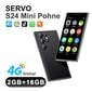 Alkuperäinen S24 Mini 4G Cellular Smartphone GPS Android 10.0 Face Recognition 2GB/16GB 2000mAh 3&quot; näyttö Pienet matkapuhelimet hinta ja tiedot | Matkapuhelimet | hobbyhall.fi