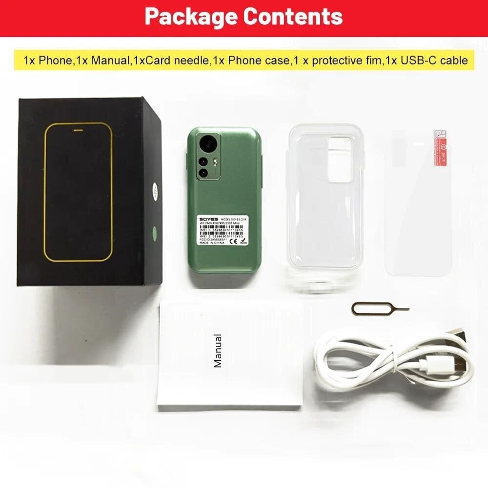 D18 Mini Android älypuhelin 3G-verkko neliytiminen 700mAh takakamera 5 megapikselin dual sim dual valmiustila hinta ja tiedot | Matkapuhelimet | hobbyhall.fi