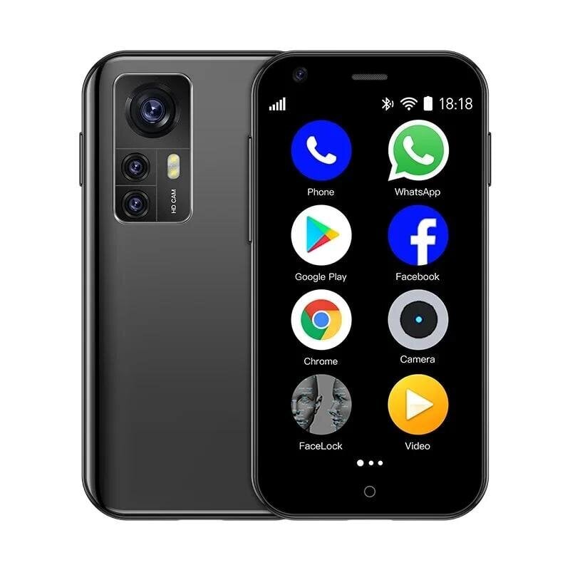 D18 Mini Android älypuhelin 3G-verkko neliytiminen 700mAh takakamera 5 megapikselin dual sim dual valmiustila hinta ja tiedot | Matkapuhelimet | hobbyhall.fi