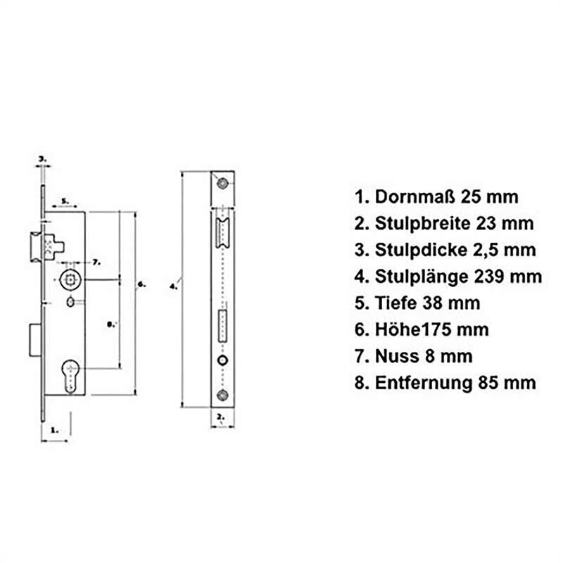 85 mm ruostumattomasta teräksestä valmistettu yksipisteinen puutarhaportin uppolukko hinta ja tiedot | Puutarhatyökalut | hobbyhall.fi