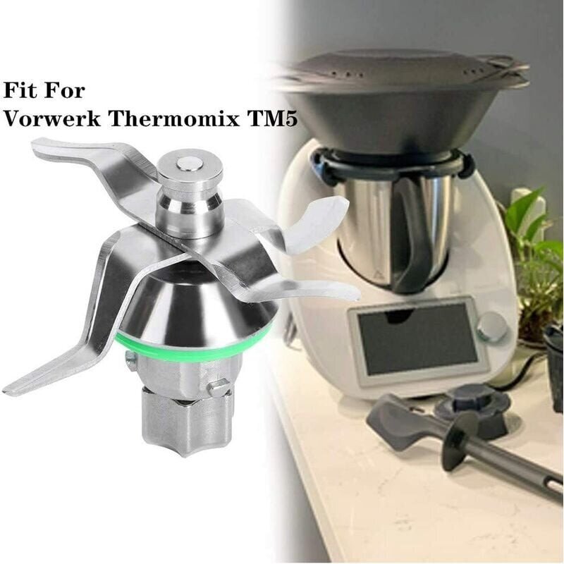 Tehosekoittimen terä Vorwerk Thermomix TM5:lle, elintarvikelaatuinen ruostumattomasta teräksestä valmistettu keittiöterän vaihtosekoittimen terä, ei melua, suuri rasitus hinta ja tiedot | Puutarhatyökalut | hobbyhall.fi