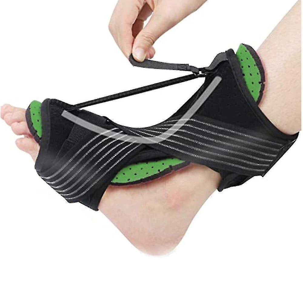 Plantar Fasciitis Dorsaalinen Yö- Ja Päivälakka Jalkaortoosi Stabilizer Säädettävä Dro_Green hinta ja tiedot | Treenivälineet | hobbyhall.fi