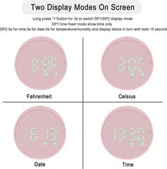 Lasten digitaalinen herätyskello, lämpötilanäytöllä varustettu digitaalinen herätyskello, 12/24 hr, taustavalo, aika, päivämäärä, ladattava USB / akkuhälytys hinta ja tiedot | Kelloradiot ja herätyskellot | hobbyhall.fi
