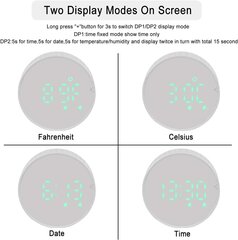 Digitaalinen herätyskello Digitaalinen lasten herätyskello LCD-lämpötilanäytöllä, 12 / 24 HR, taustavalo, aika, päivämäärä, USB-ladattava / akkuhälytys hinta ja tiedot | Kelloradiot ja herätyskellot | hobbyhall.fi