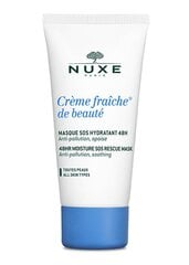 NUXE Creme Fraiche de Beauté 48HR Moisture SOS Rescue Mask kasvonaamio naisille 50 ml hinta ja tiedot | Nuxe Hajuvedet ja kosmetiikka | hobbyhall.fi