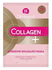 Dermacol Collagen+ kasvonaamio 2x8 g hinta ja tiedot | Kasvonaamiot ja silmänalusaamiot | hobbyhall.fi