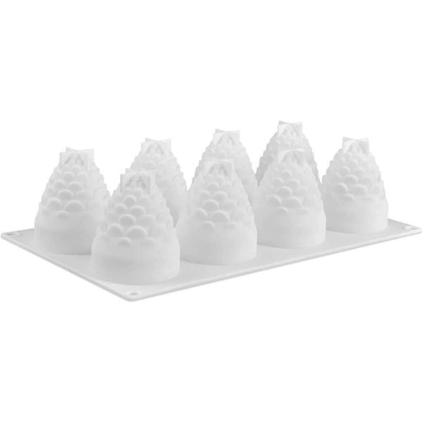 8 muotoinen Ananas muoto Muoto 3d Kartio Muotit Muoto hinta ja tiedot | Keittiövälineet | hobbyhall.fi