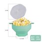 Popcorn Maker Silikoni Popper Popcorn ämpäri hinta ja tiedot | Keittiövälineet | hobbyhall.fi