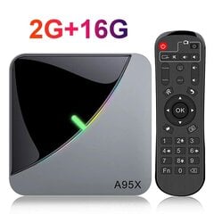 Smart TV BOX A95X F3 Air 4K 2.4G/5G Dual Wifi RGB Light Amlogic S905X3 4GB 32GB 64GB Android 9 set Top TV Box hinta ja tiedot | Digiboksit | hobbyhall.fi