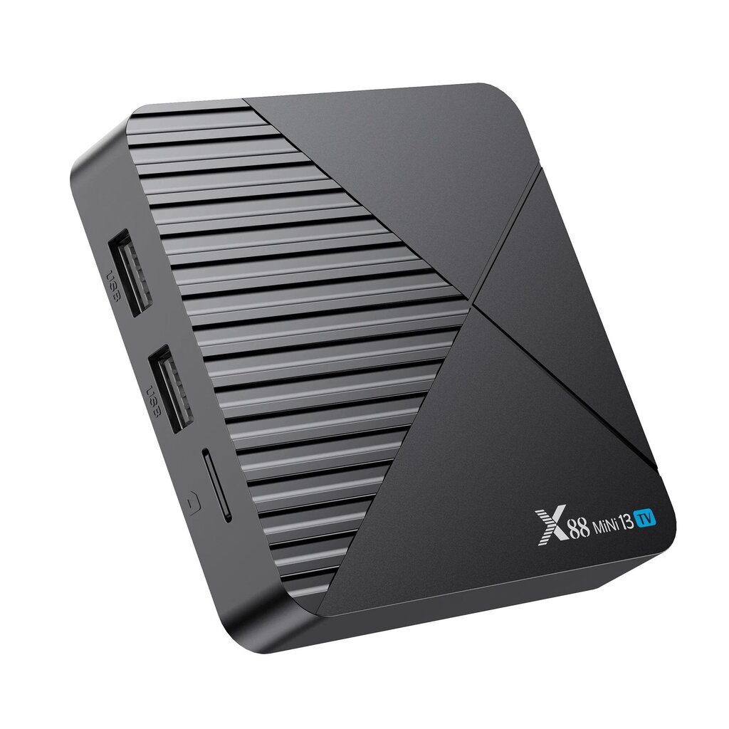 X88 MINI 13 ATV Smart TV Box RK3528 Android 13.0 2.4G /5G Dual Wifi6 HD 8K Videon purkumediasoitin 4 Gt 64 Gt digiboksi hinta ja tiedot | Digiboksit | hobbyhall.fi