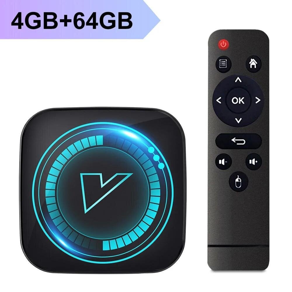 H618 Smart TV Box Android 12 Allwinner Quad Core Cortex A53 Tuki 8K Video Wifi Google Voice Media Player digiboksi hinta ja tiedot | Digiboksit | hobbyhall.fi