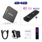 W2 Smart TV Box Android 11 4GB 32GB 64GB AV1 Quad Core WIFI6 4K digisovitin Mediasoitin TV Box hinta ja tiedot | Digiboksit | hobbyhall.fi