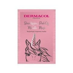 Dermacol Beautifying Peel-off Metallic Mask Brightening kasvonaamio 15 ml hinta ja tiedot | Kasvonaamiot ja silmänalusaamiot | hobbyhall.fi