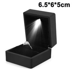 LED-valaistu Ring Box ?r?nge Ring Case Vihkisormus Korut Musta hinta ja tiedot | TV-antennit | hobbyhall.fi