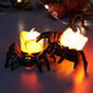 1/3ST Halloween pumpalyktor Spider LED elektroniskt ljus Musta 3kpl hinta ja tiedot | TV-antennit | hobbyhall.fi