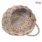 Flower er Wall Hanging Wicker Rattam Basket Garden Vineuka s H Harmaa yksi koko hinta ja tiedot | TV-antennit | hobbyhall.fi