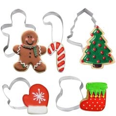 kpl Joulukeittiö Cookie ter Piparkakkusprinkleet Shaped Xmas Silver hinta ja tiedot | TV-antennit | hobbyhall.fi