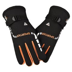 Moottoripyöräkäsineet Full Finger Gloves Absorption Antislip Ridin Orange yksi koko hinta ja tiedot | TV-antennit | hobbyhall.fi