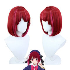 1st Arima Kana Cosplay Peruk Oshi No Ko 33cm Kort Bobo Peruk R?d M Red Onesize hinta ja tiedot | TV-antennit | hobbyhall.fi