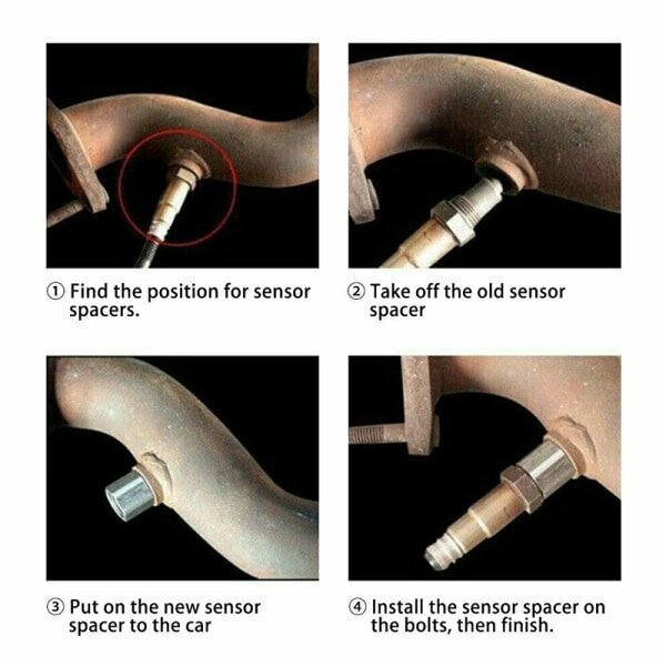 Auton O2-anturi M18X1.5mm CEL Fix Check Engine Light Elimi yksi koko hinta ja tiedot | TV-antennit | hobbyhall.fi