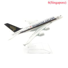 Alkuperäinen malli A380 airbus lentokonemalli lentokone Diecast Mode Singapore One Size Singapore One Size hinta ja tiedot | TV-antennit | hobbyhall.fi