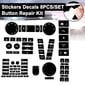 8ST Set Bil Matt Svart Sliten Button Repair Kit Tarrat Mustalle 8kpl setti hinta ja tiedot | TV-antennit | hobbyhall.fi