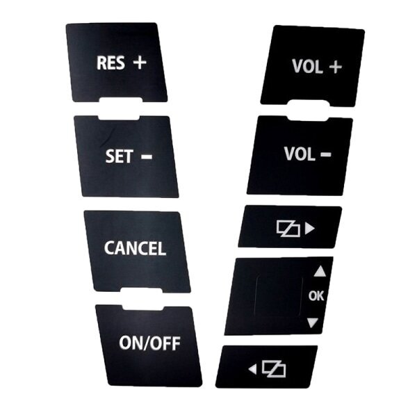 8ST Set Bil Matt Svart Sliten Button Repair Kit Tarrat Mustalle 8kpl setti hinta ja tiedot | TV-antennit | hobbyhall.fi